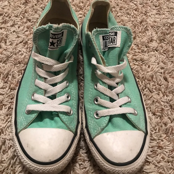 Turquoise Converse - Picture 2 of 4